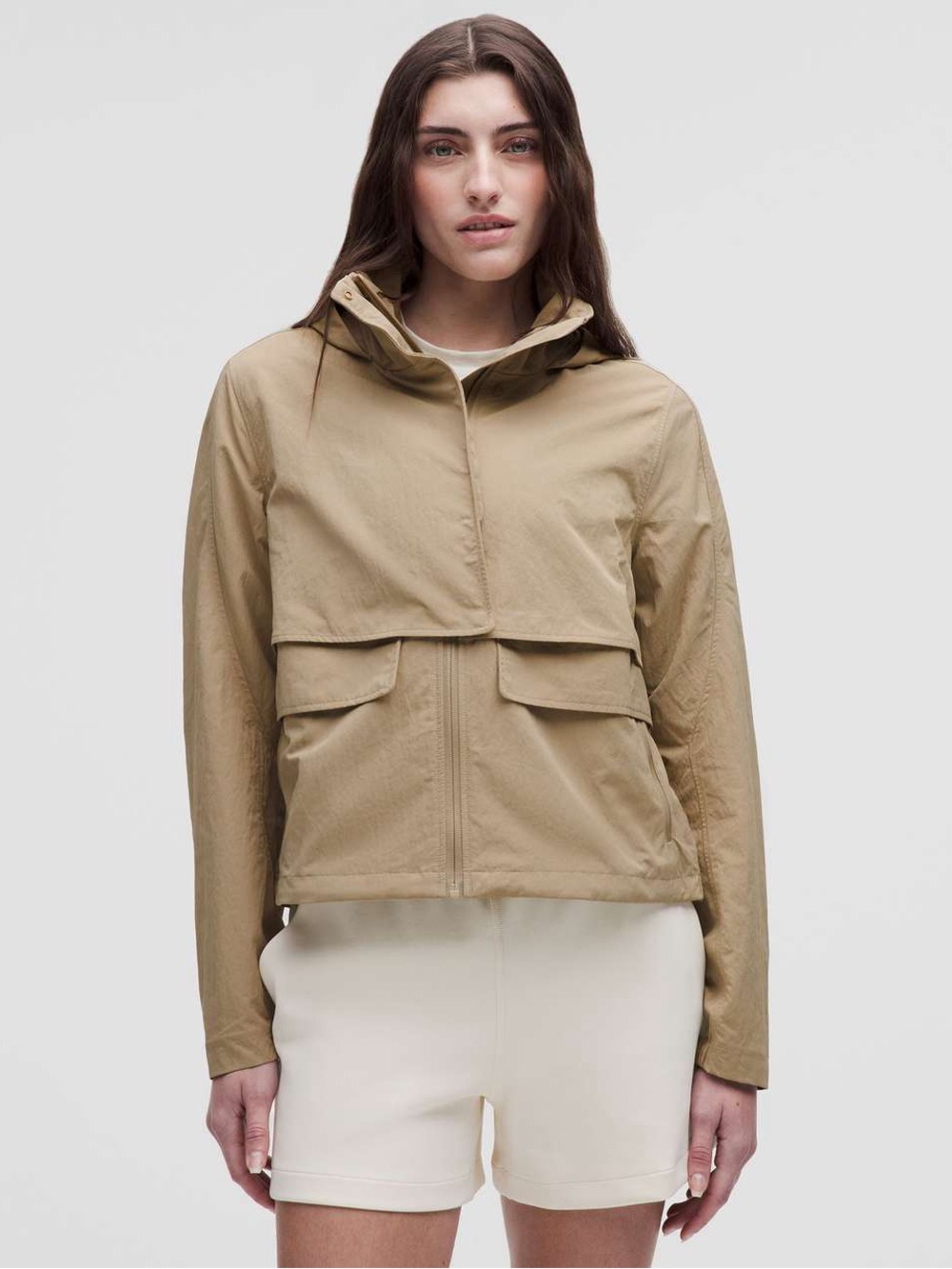 Lululemon Always Effortless Classic-Fit Jacket Sheet Oak Utility Windbreaker